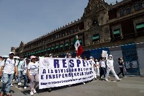 Judicial Workers Protest - Mexico City