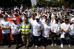Judicial Workers Protest - Mexico City