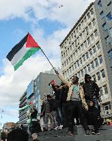 BELGIUM-BRUSSELS-DEMONSTRATION-ISRAELI-PALESTINIAN CONFLICT