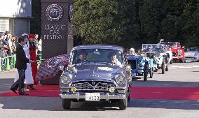 Classic car festival in central Japan