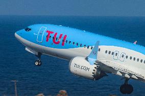 TUIfly Boeing 737 MAX 8 Departing From Crete Island