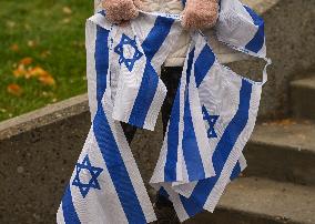 Walk For Israel Rally In Edmonton