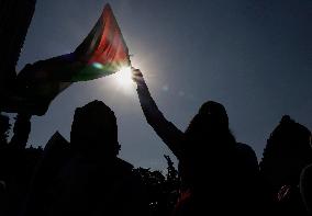 Palestinian Community In Mexico Marches Against Israel