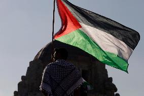 Palestinian Community In Mexico Marches Against Israel