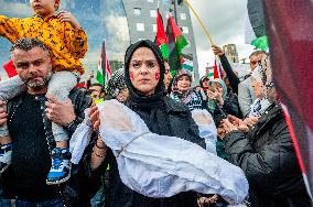 Pro Palestine Rally In Amsterdam