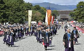 History-themed costume parade in Kyoto