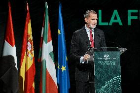 King Felipe Inaugurates The National Congress Of Family Business - Bilbao