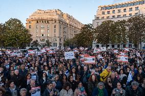 Demonstrations For The Release Of Israeli Hostages - Paris