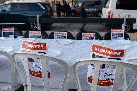 Demonstrations For The Release Of Israeli Hostages - Paris