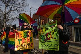 Pro And Anti-SOGI 123 Protests In Edmonton