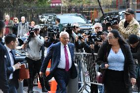 US Senator Bob Menendez Arrives At Federal Court