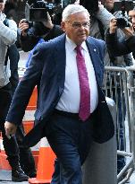 US Senator Bob Menendez Arrives At Federal Court