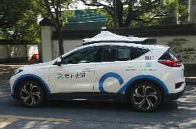 Baidu Driverless Car Service in Jiaxing