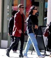 Robin Thicke And April Love Geary Out - NYC