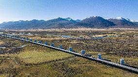 Sichuan-Tibet Railway Construction in Ganzi