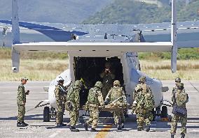 GSDF Osprey aircraft in Okinawa