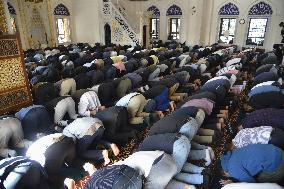 Muslims in Tokyo pray for Gaza