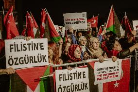 Pro-Palestinian Protest - Izmir