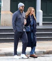 Blake Lively And Ryan Reynolds Out - NYC