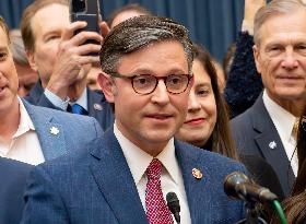 Republicans Nominate Mike Johnson For House Speaker - Washington