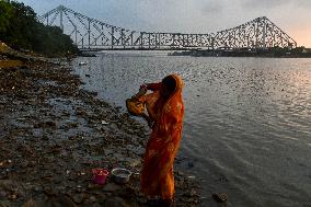 Immersion Of Idols On The Last Day Of Durga Puja In Kolkata