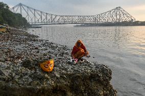 Immersion Of Idols On The Last Day Of Durga Puja In Kolkata