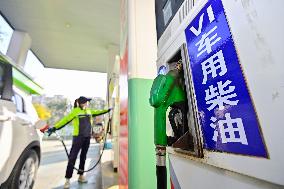 Gas Station in Qingzhou, China