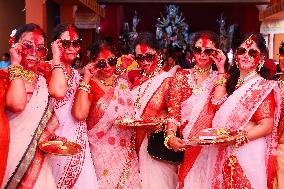 Sindoor Khela-Durga Puja In Jaipur