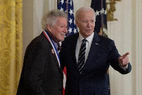 President Biden Hold A National Medal Of Science, Technology And Innovation; Ceremony