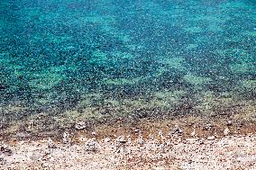 Colored Sea landscape in Ganzi