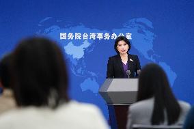 CHINA-BEIJING-STATE COUNCIL-TAIWAN AFFAIRS-PRESS CONFERENCE (CN)