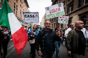 Protest By The Popular Association Casa Mia