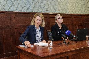 Press conference on the communication cables damages in the Gulf of Finlland