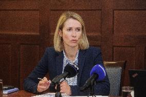 Press conference on the communication cables damages in the Gulf of Finlland