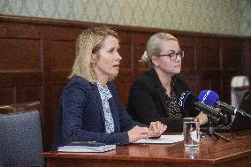 Press conference on the communication cables damages in the Gulf of Finlland