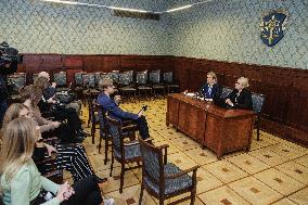 Press conference on the communication cables damages in the Gulf of Finlland