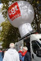 Pensioners Protest - Paris