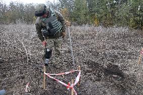 Demining in Kharkiv Region