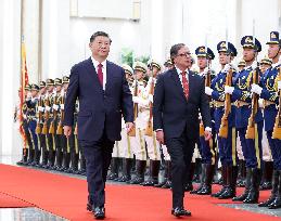 CHINA-BEIJING-XI JINPING-COLOMBIA-PRESIDENT-TALKS (CN)