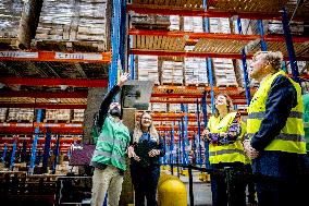 King Willem-Alexander Working Visit On Labor Migration - Moerdijk