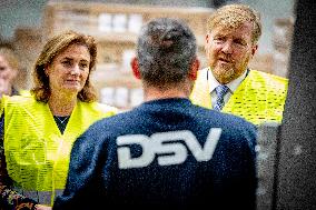 King Willem-Alexander Working Visit On Labor Migration - Moerdijk