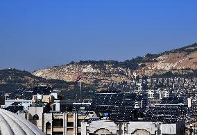 SYRIA-DAMASCUS-SOLAR-PANELS-ALTERNATIVE-ENERGY