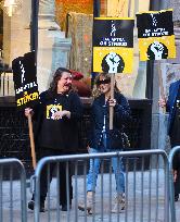 Sarah Jessica Parker at the SAG AFTRA Strike in New York