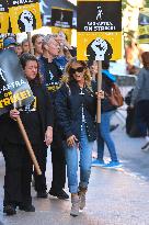 Sarah Jessica Parker at the SAG AFTRA Strike in New York