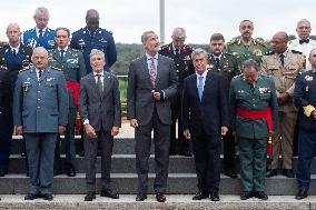 King Felipe Receives Commanders And General Directors of FIEP