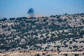 ISRAEL-LEBANON-BORDER-TENTIONS