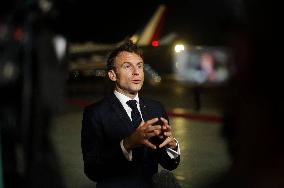 Macron Departs Cairo