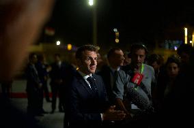 Macron Departs Cairo