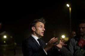 Macron Departs Cairo