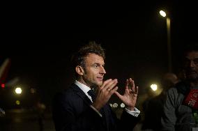 Macron Departs Cairo